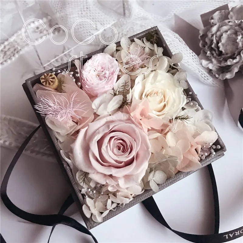 Cocostyles на заказ пустая Роскошная акриловая крышка и Вельветовая твердая основа