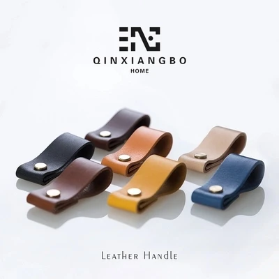 Длинная кожаная мебель 68 мм ручка с одним отверстием в современном европейском