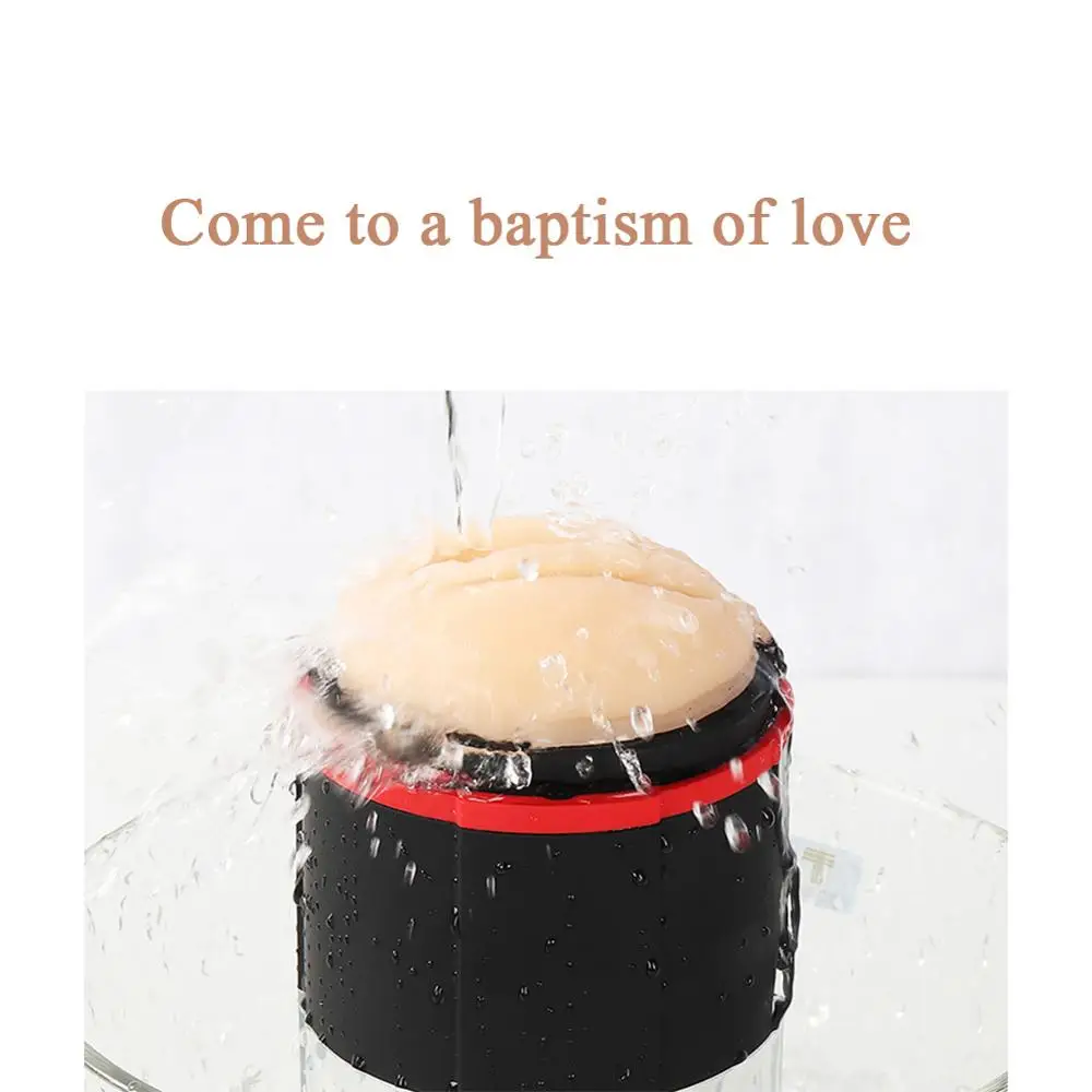 Автоматическая искусственная вагина мужские мастурбаторы чашка язык лизание