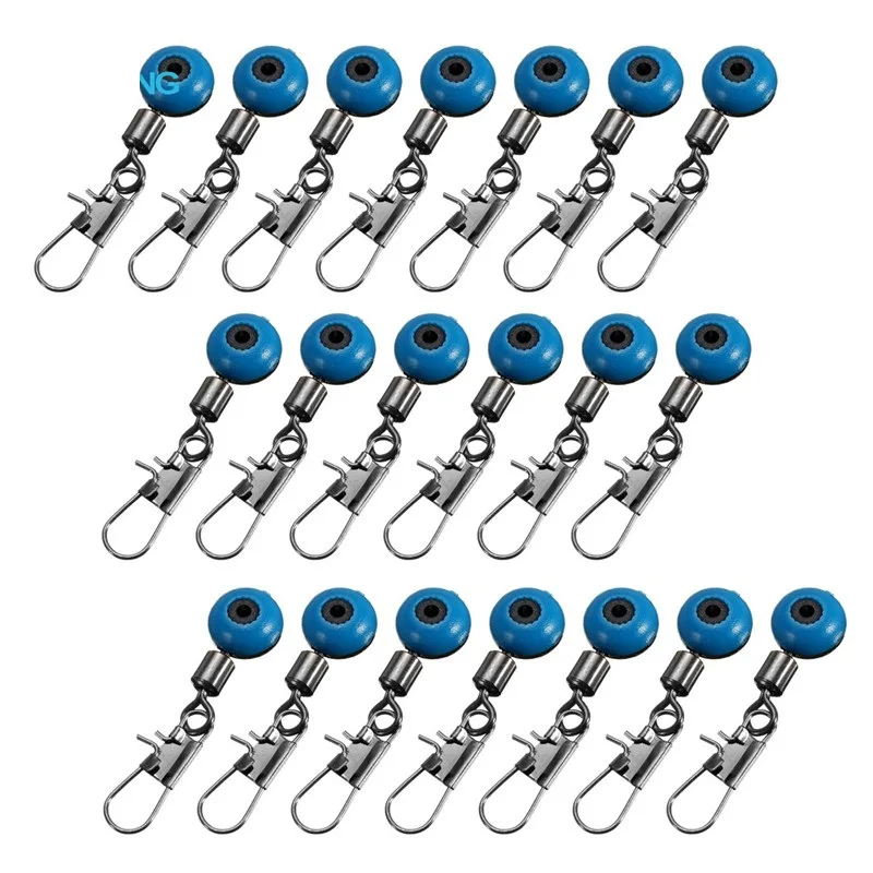 Новинка Лидер продаж 20 шт./лот синяя леска для крючка вертлюги хвостовик