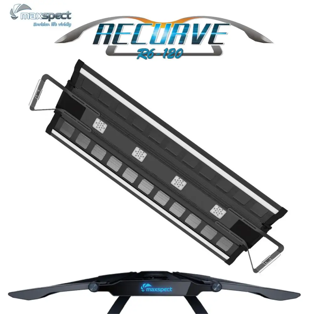 Maxspect бритва Рекурсивный Max-R6-120 47," аквариумный светодиодный коралловый риф резервуар для соленой воды приспособление полный спектр цветов авторизованный Dealler