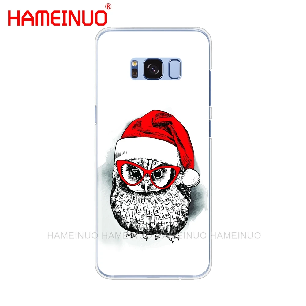 HAMEINUO милый Рождественский зимний новогодний чехол для сотового телефона Samsung Galaxy