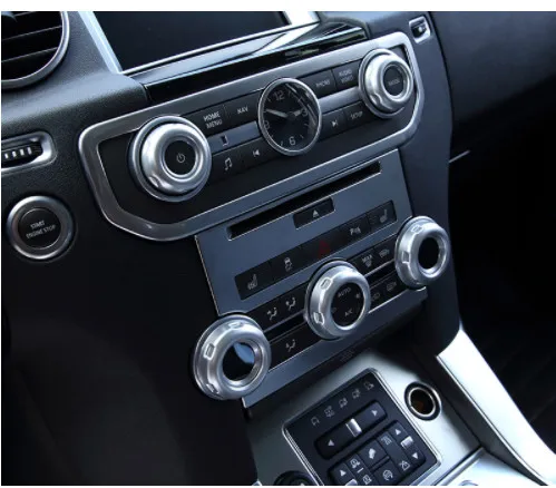 

NEW Arrivals Volume and Air Conditoin Button Trim Car Accessories For Land Rover LR4 2010-2016 For Range Rover Sport 2010-2013