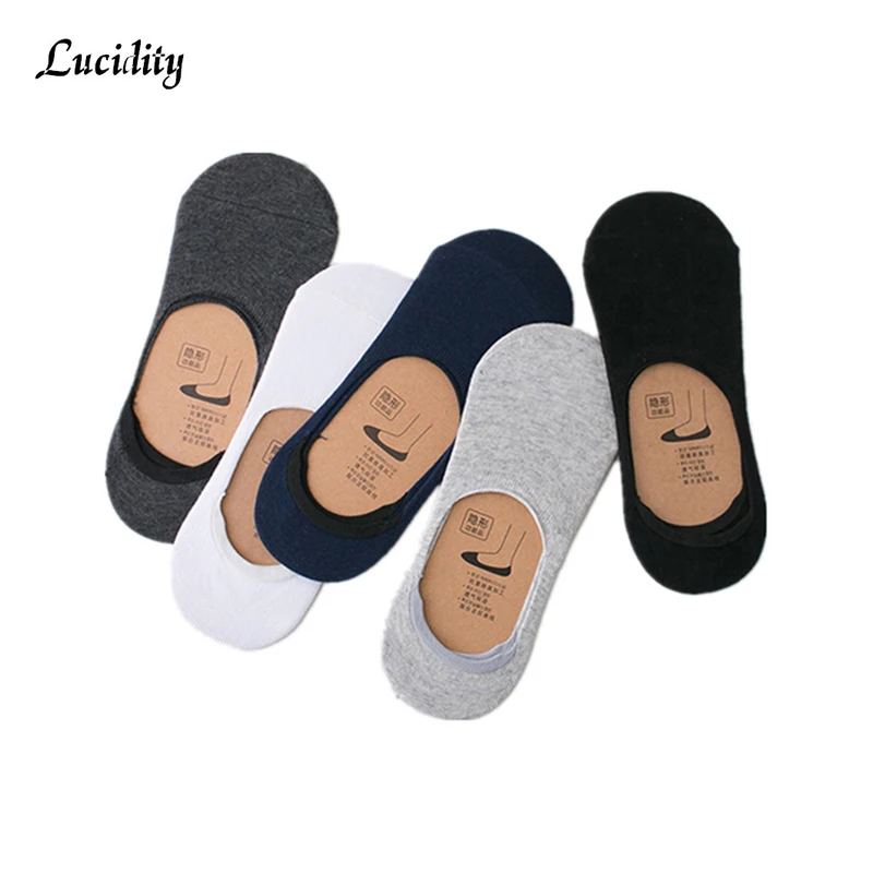 Фото 5pairs/lot=10pieces New Cotton Men Invisible Socks Silicone Anti - Skid Pure Color Summer For Man Мужская одежда 5pairs/lot=10pieces New Cotton Men Invisible Socks Silicone Anti - Skid Pure Color Summer For Man Мужская одежда