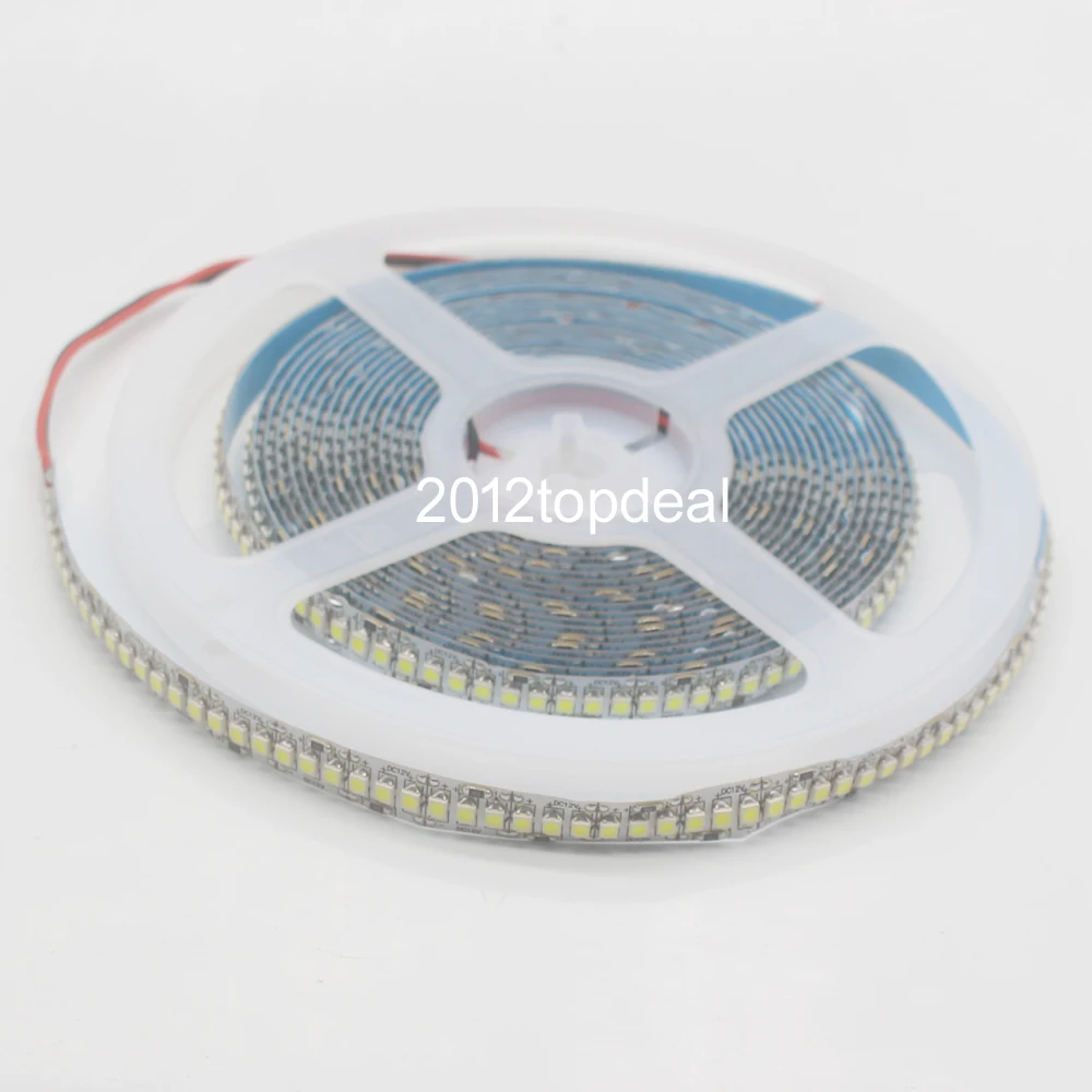 Светодиодная лента 1 м 2 3 4 5 м/лот 10 мм 2835 SMD 1200 DC12V ip20 не водонепроницаемый гибкий