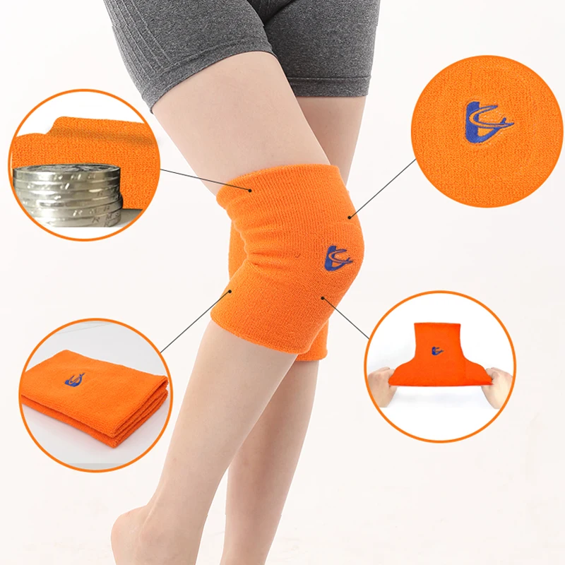 2PCS Outdoor Cotton Autumn Winter Leg Warmers Elasticity Breathable Sweatproof Sports Safety Gym Fitness Knee Pad Sleeve LK8209 | Спорт и