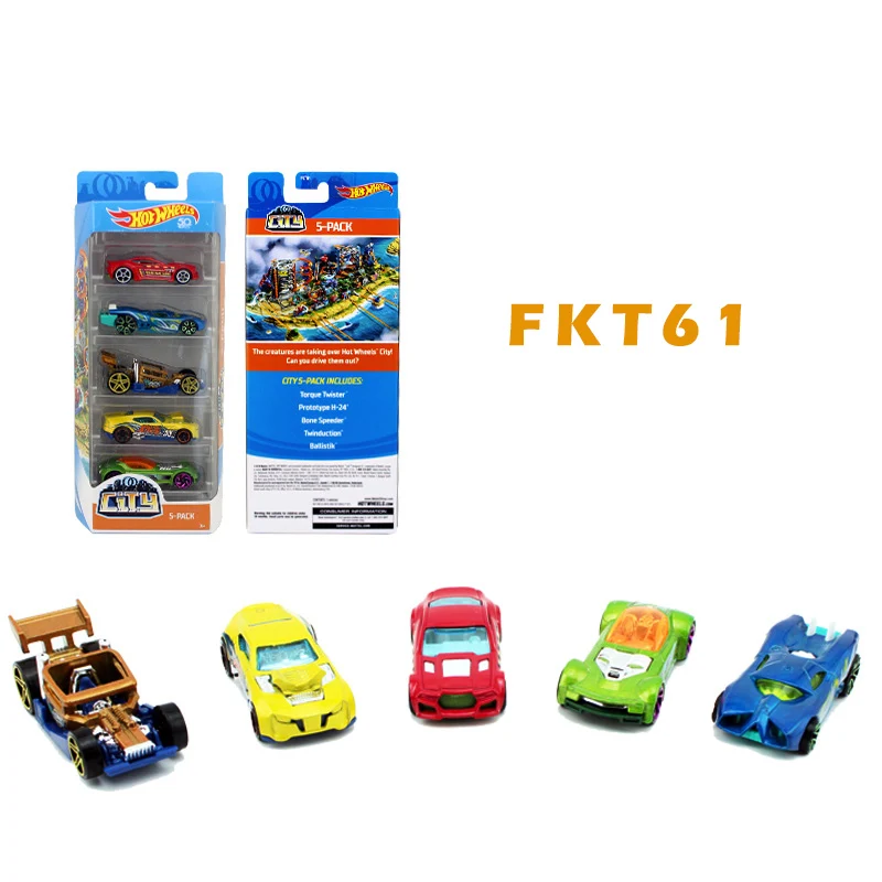 FKT61 5 шт./лот Hotwheels 1: 64 спортивный автомобиль набор металлический материал тело гоночный автомобиль коллекция сплав автомобиль подарок для ребенка горячие колеса 1806 - Цвет: FKT61