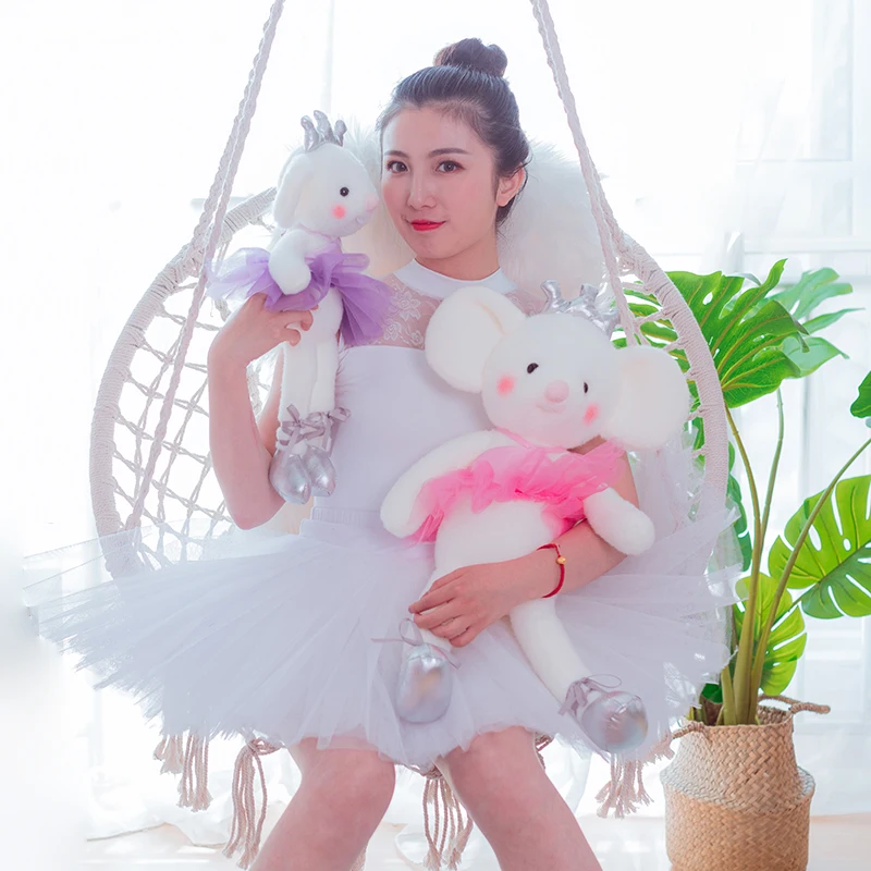 Балетное платье Корона мышь мягкая плюшевая игрушка животное крыса объятия