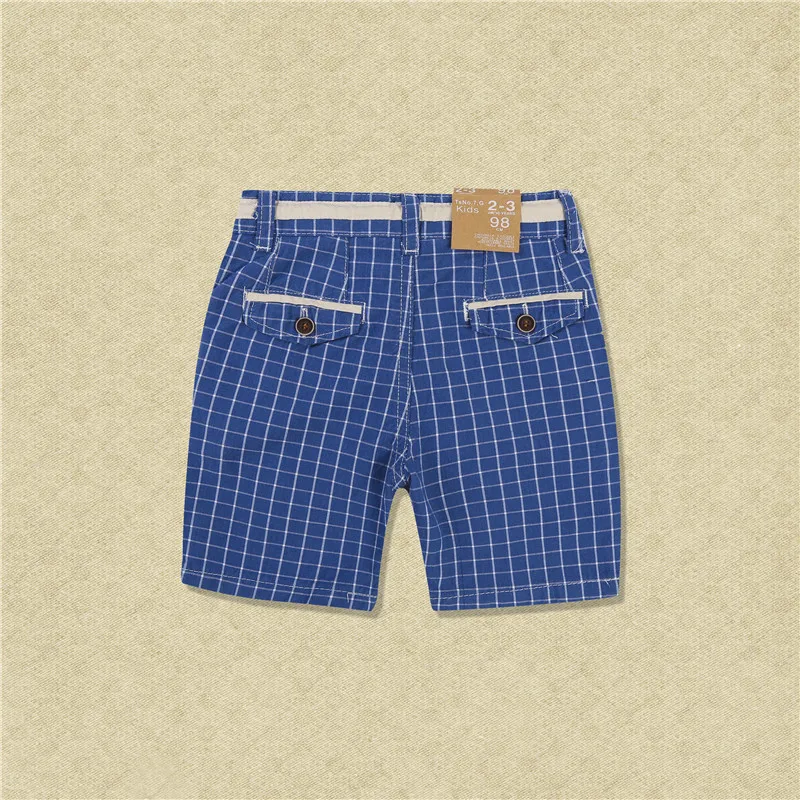 Ребенок плед шорты высокое качество мальчики одежда младенца детей брюки для