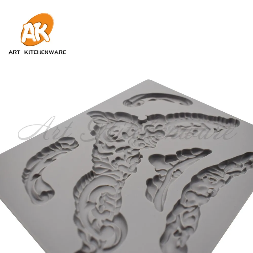 

Relief Silicone Cake Molds Fondant Molds Cake Tools Silicone Sugarcraft Mold Bakeware Cupcake Tool Chocolate Molds