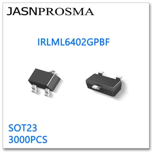 JASNPROSMA IRLML6402GPBF SOT23 3000PCS P-Channel Rds 65mR 100mR High quality Made in China IRLML IRLML6402 GPBF Chinese goods