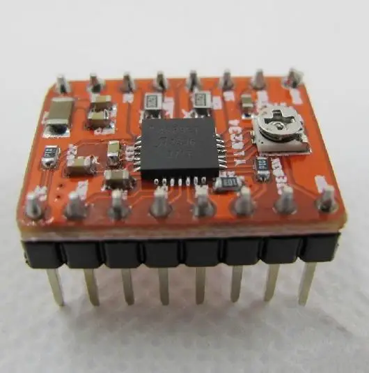 1 шт. A4988 StepStick Reprap Stepper Driver 3D принтер драйвер двигателя + теплоотвод! рядные иглы