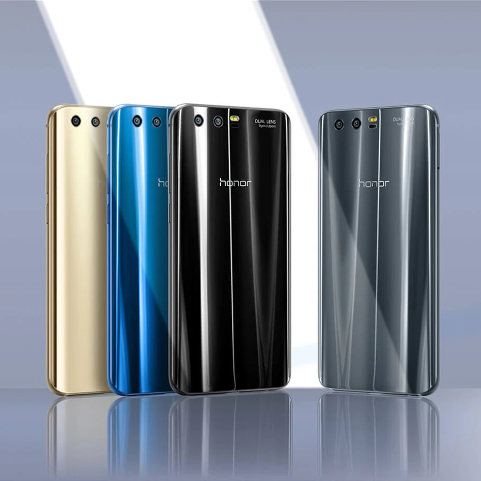 Huawei Honor 9 глобальной прошивки 4 г 64 ГБ 3D изогнутые Стекло LTE смартфон Octa Core 2.3 ГГц 5.1