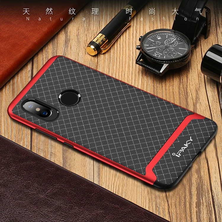 Оригинальный ipaky Classic 2 в 1 дизайнерский чехол для xiaomi mi 8 Силиконовая задняя и