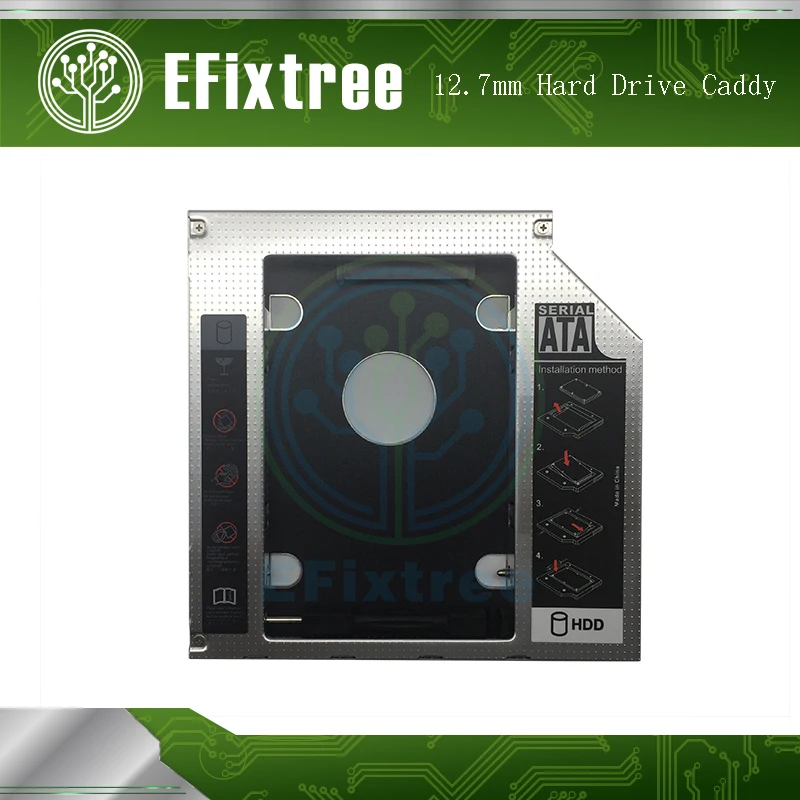 Новый переходник для жесткого диска 12 7 мм 2nd SATA к HDD SSD Caddy Для iMac 27 конец