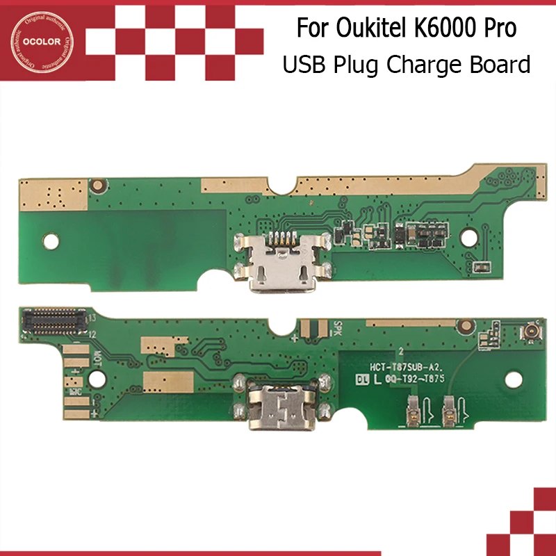 Ocolor для Oukitel K6000 Pro USB доска зарядная панель под разъем со шлейфом PCB телефон