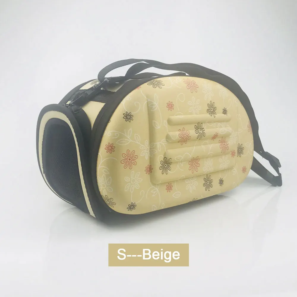 S Beige Переноска для собак, кошек, дорожная сумка для домашних животных, переносная сумка для кошек, щенков, сумка для переноски на плечо, маленькая собака на открытом воздухе, сумки XS/S/M/L, товары для домашних животных - Цвет: S Beige