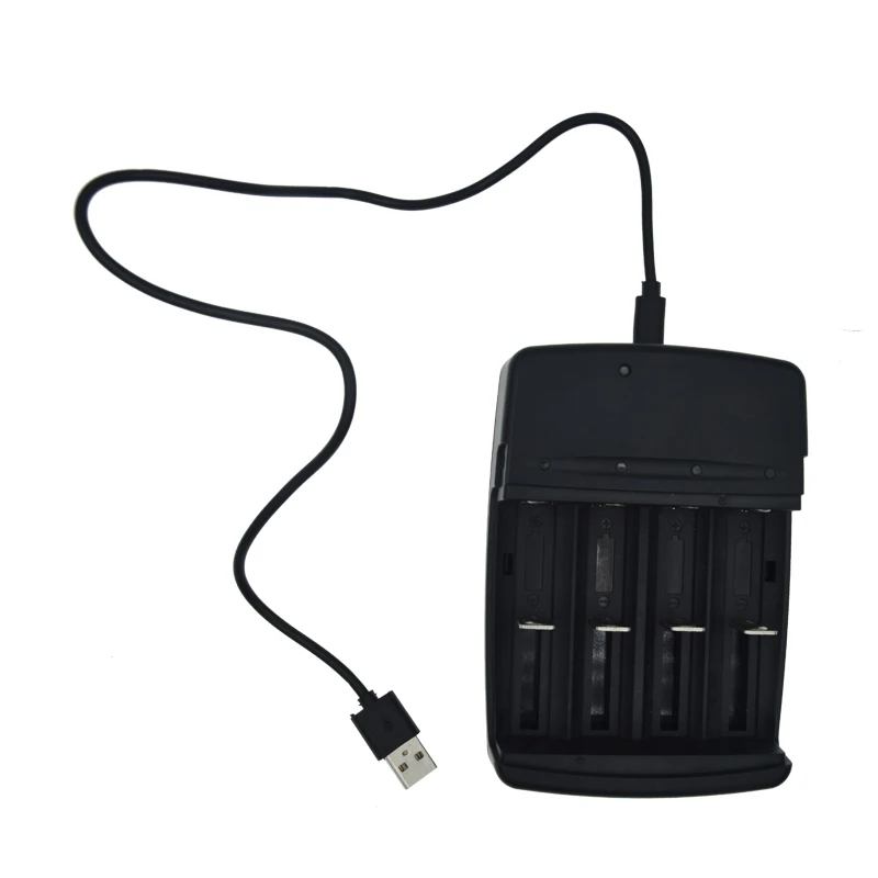4 слота смарт-зарядное устройство USB Батарея Зарядное устройство для Перезаряжаемые C AA AAA AAAA 1,5 V щелочные батареи 3,2 V LiFePo4 32650 22650 18650 Батарея Зарядное устройство