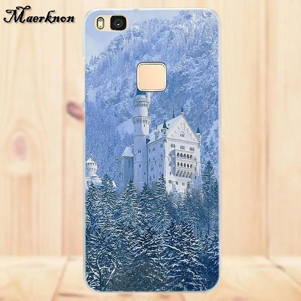 Maerknon для Samsung Galaxy A3 A5 A7 J1 J2 J3 J5 J7 2015 2016 2017 чехол фиолетовый зимний Горный пейзаж|for