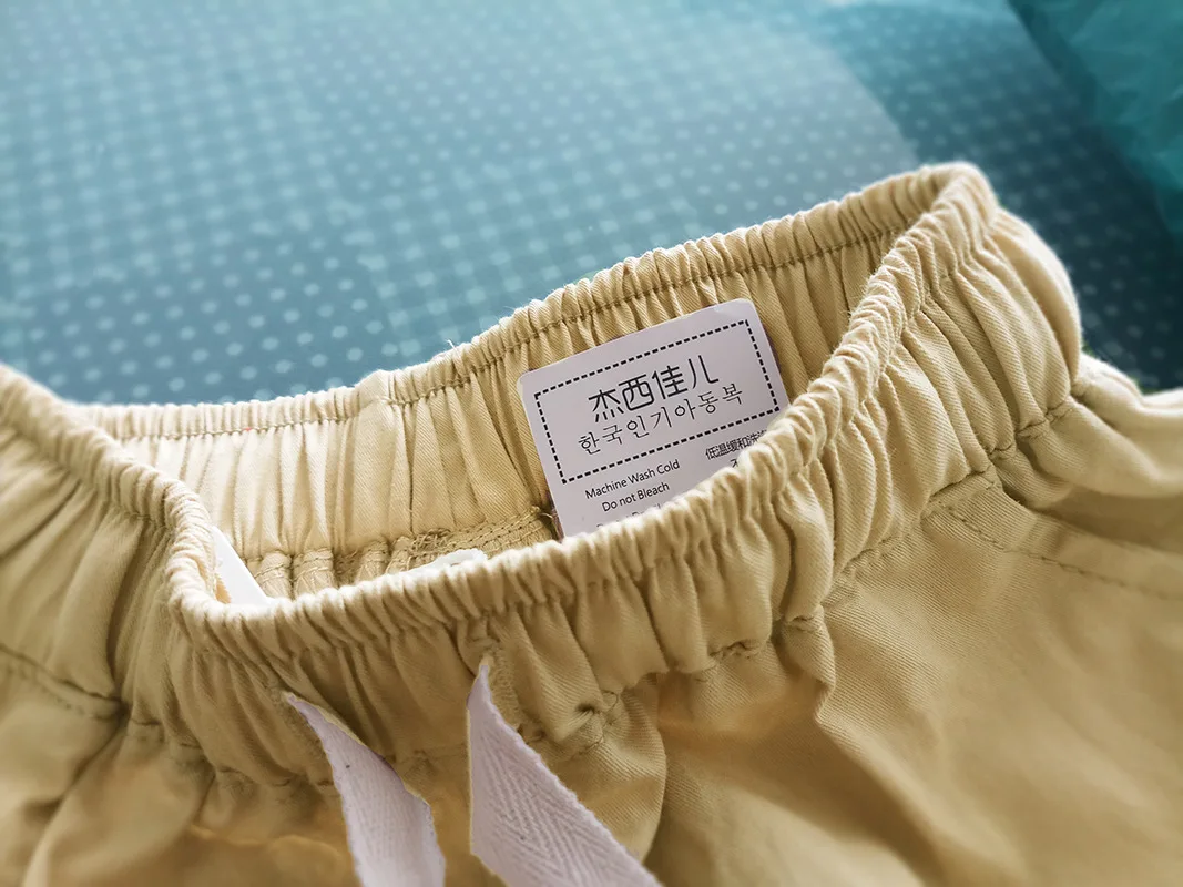 Детские повседневные брюки Smmer Корейская повседневная одежда для маленьких