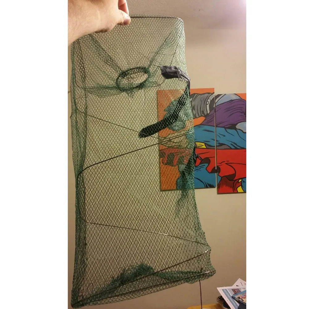 Новинка 2019 складная рыболовная клетка на карпа чугунная погружная корзина для