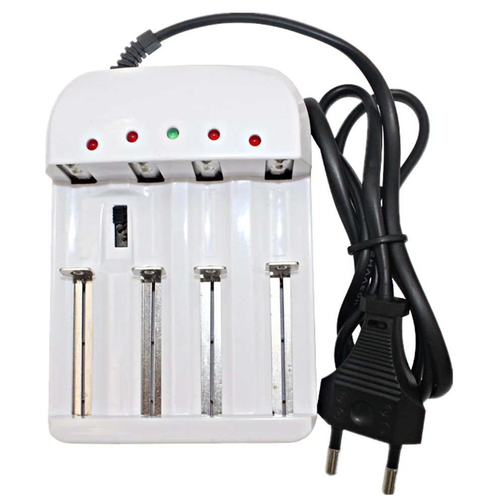 Универсальное интеллектуальное зарядное устройство Li ion/Ni MH 18650/26650/AA/AAA 4 выхода 1 2