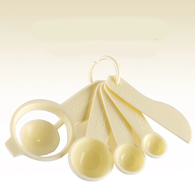 5 шт./компл. мерные ложки красочные Пластиковые Супер полезные сахарные фигурки