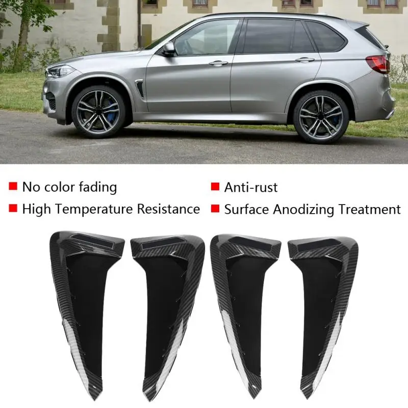 2 шт. автомобиля ABS сторона воздушного потока крыло Накладка для BMW X5 F15 2014 2015 2016 2017