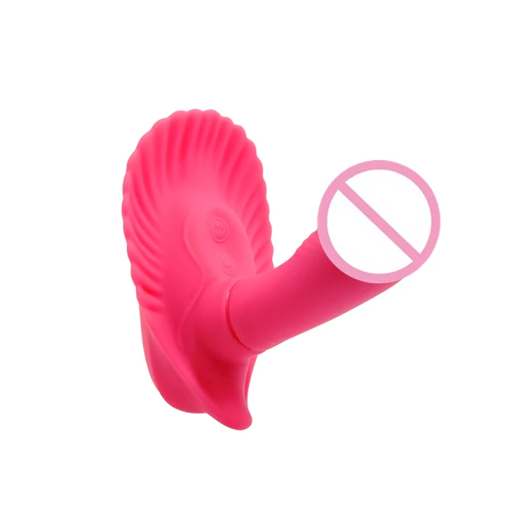 Вибратор на фаллоимитаторе с милой любовью Стимуляция клитора вибрирующие