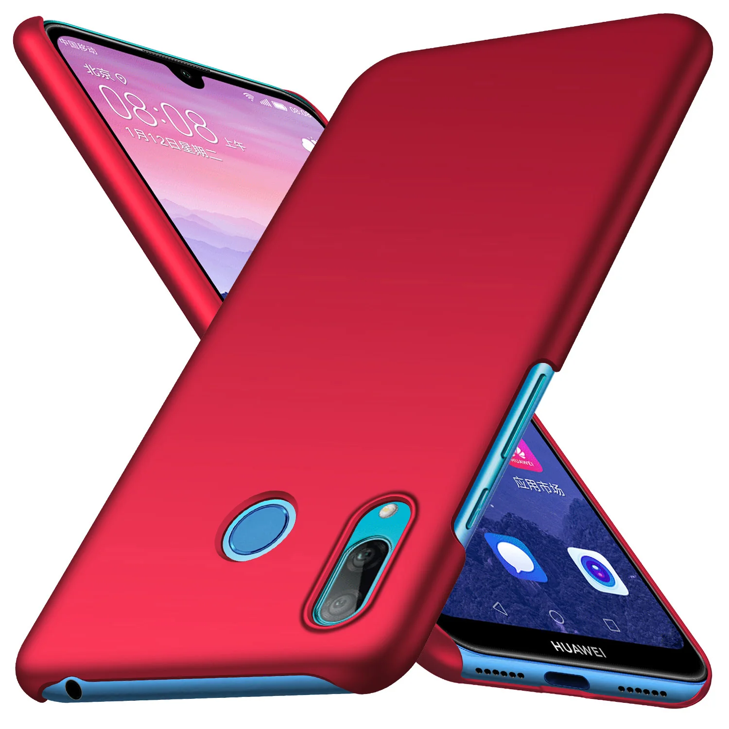 WEFOR Phone Cases for Huawei Y6 2019 Case Luxury Shockproof Cover Ultra Slim Hard Back Covers |