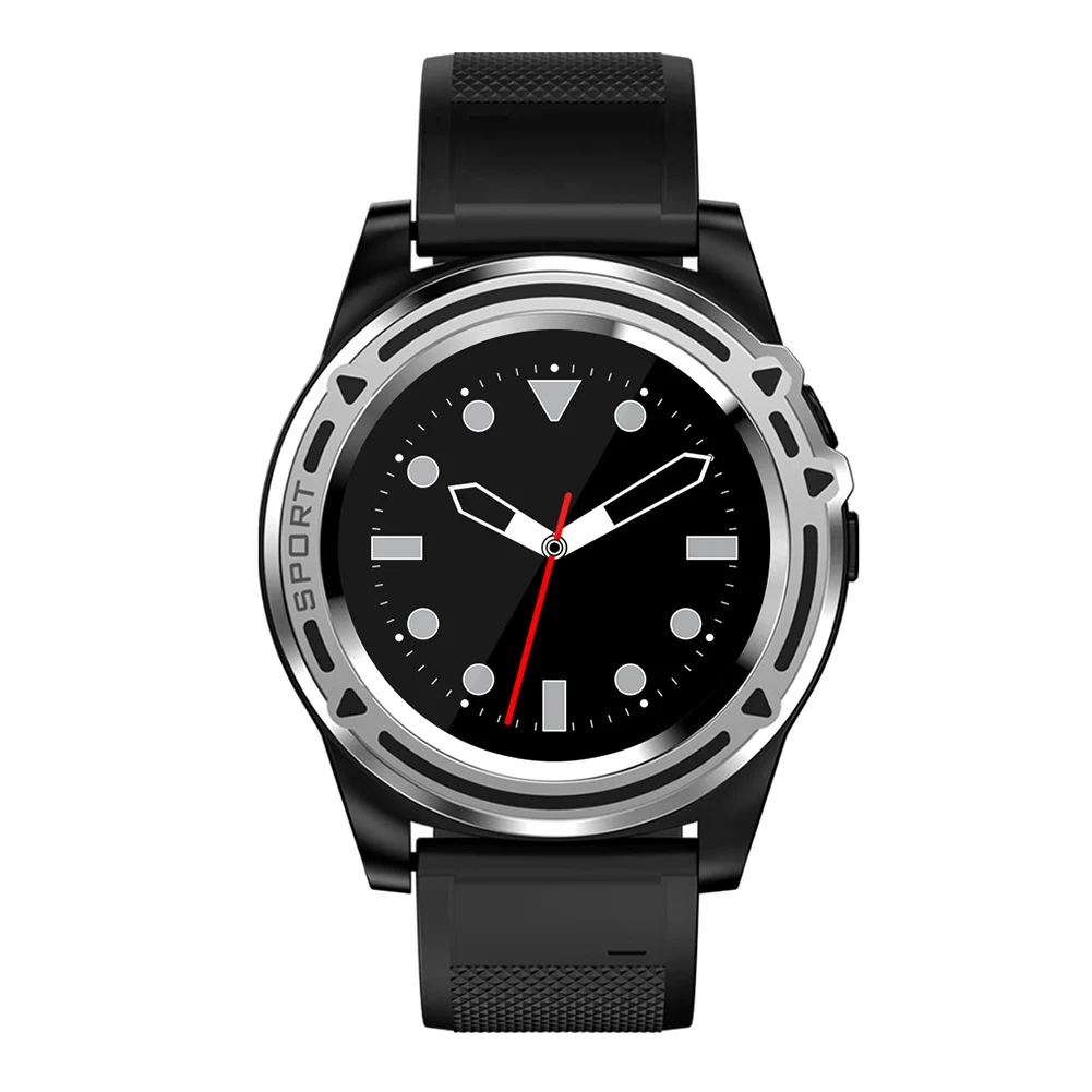 Смарт часы с круглым экраном Поддержка вставки карты фотография напоминание о