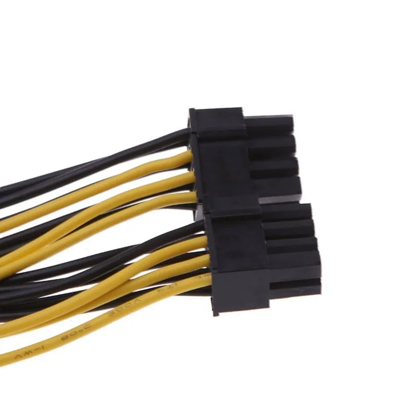 PCI-E PCIE 8P Женский к 2 портам двойной 8Pin 6 + P Мужской GPU Графический кабель питания HSJ-19
