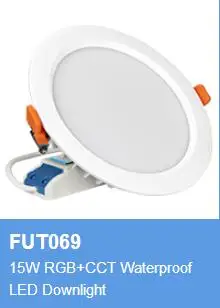 FUT069 Downlight MILIGHT AC100-240 V, 6 Вт, 9 Вт, 12 Вт, 15 Вт, 18 Вт, 25 Вт RGB+ CCT светодиодный светильник водонепроницаемый светодиодный потолочный прожектор FUT061 062 063 064 065 066 068 069 - Испускаемый цвет: FUT069 Downlight
