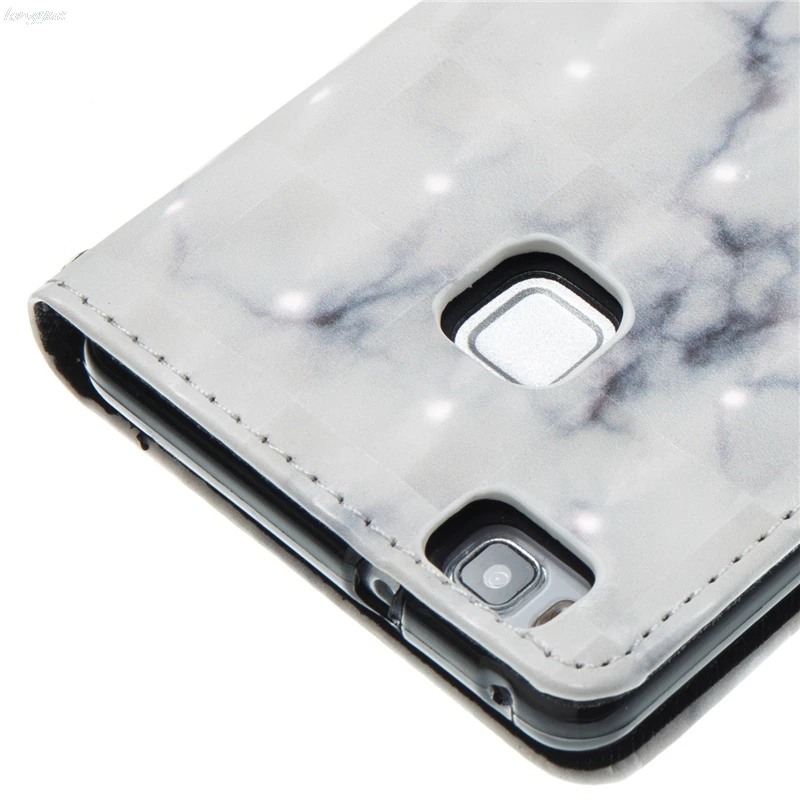 Флип чехол для huawei P9 Lite P 9 lite VNS-L21 VNS-L31 P9Lite ВНС L21 L31 L22 L23 3D Мрамор кожаный | Мобильные