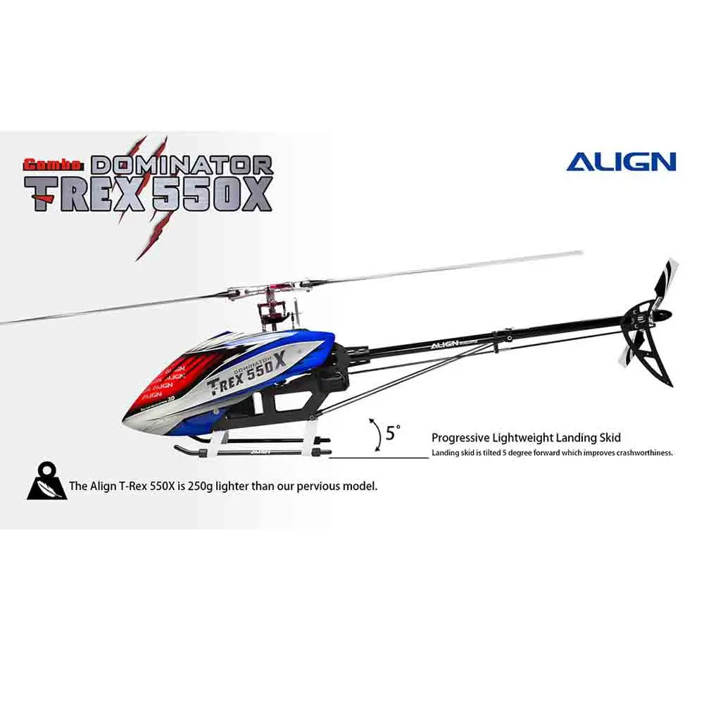 AlIGN T-REX 550X2,4 GHz 6CH RC вертолет комплект подходит