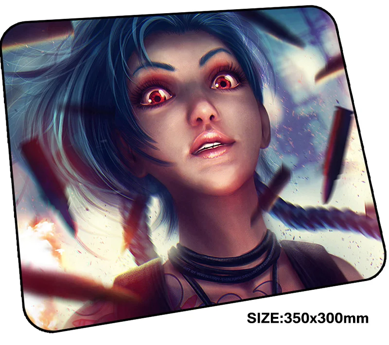 Коврик для мыши jinx gamer 350x300x3 мм игровой коврик на заказ аксессуары ноутбуков ПК