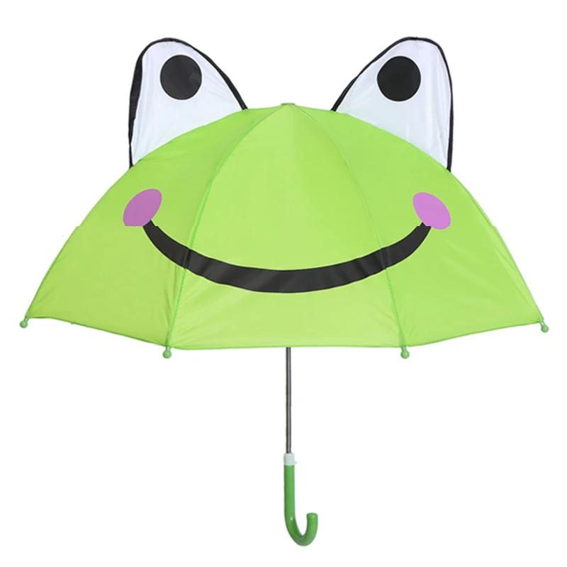 Frog SAFEBET, креативные Детские Зонты с ушками, милые Мультяшные зонты, зонты с бабочками, Детские Зонты с животными, Прямая поставка - Цвет: Frog