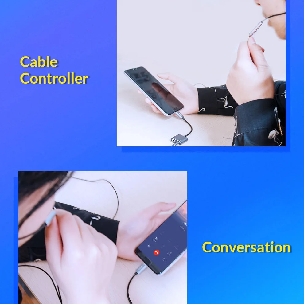 Разветвитель аудио Unnlink USB Type-C адаптер с Type C на 3 5 мм Jack * 2 Наушники-капельки