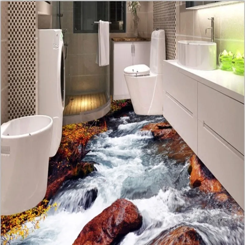 3D наклейки для пола водостойкие обои|wallpaper mural|waterfall wallpaperpapel de parede |