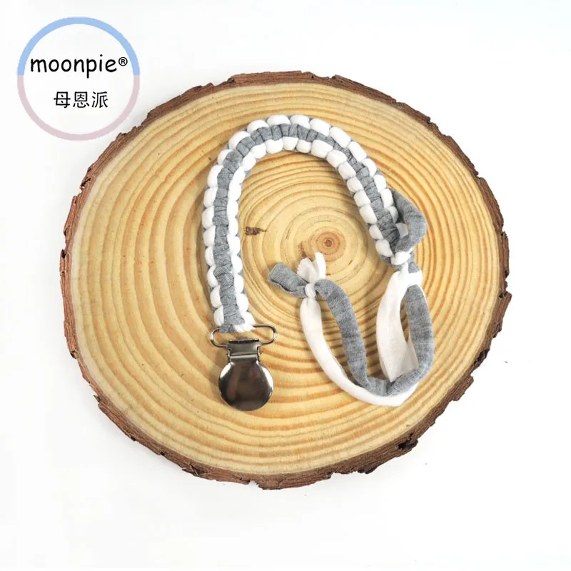 Новинка 2019 года плетеная хлопковая веревка moonpie зажимы для соски классические