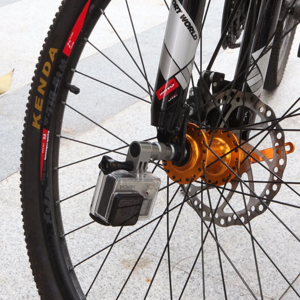 

Bicycle Wheel Hub Bracket Holder Connector Three Prong Mount for GoPro Hero 3 4 5 6 7 Xiaomi Yi Sjcam Action Camera Accessories
