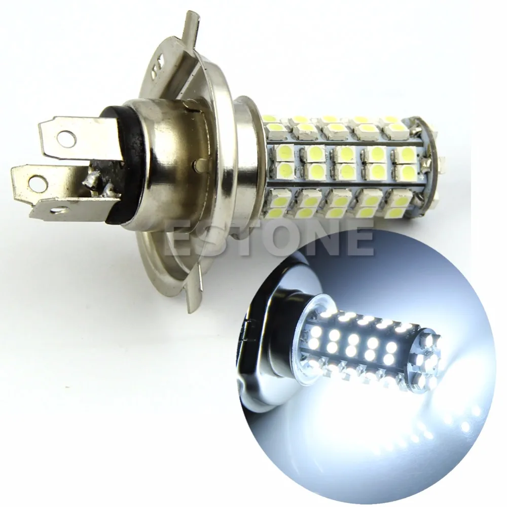 H4 68 SMD 3528 Светодиодный 6500K 310 Lumen Белый Противотуманные Светильник лампы головной