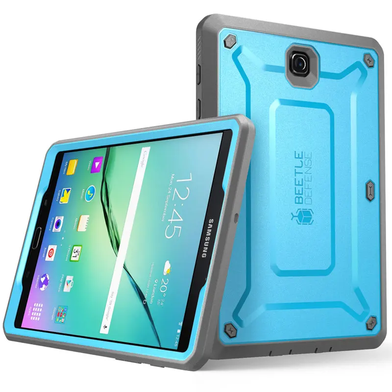 Blue SUPCASE для Samsung Galaxy Tab S2 9,7 чехол UB Pro полный корпус Прочный гибридный защитный чехол для защиты чехол со встроенным Экран протектор - Цвет: Blue