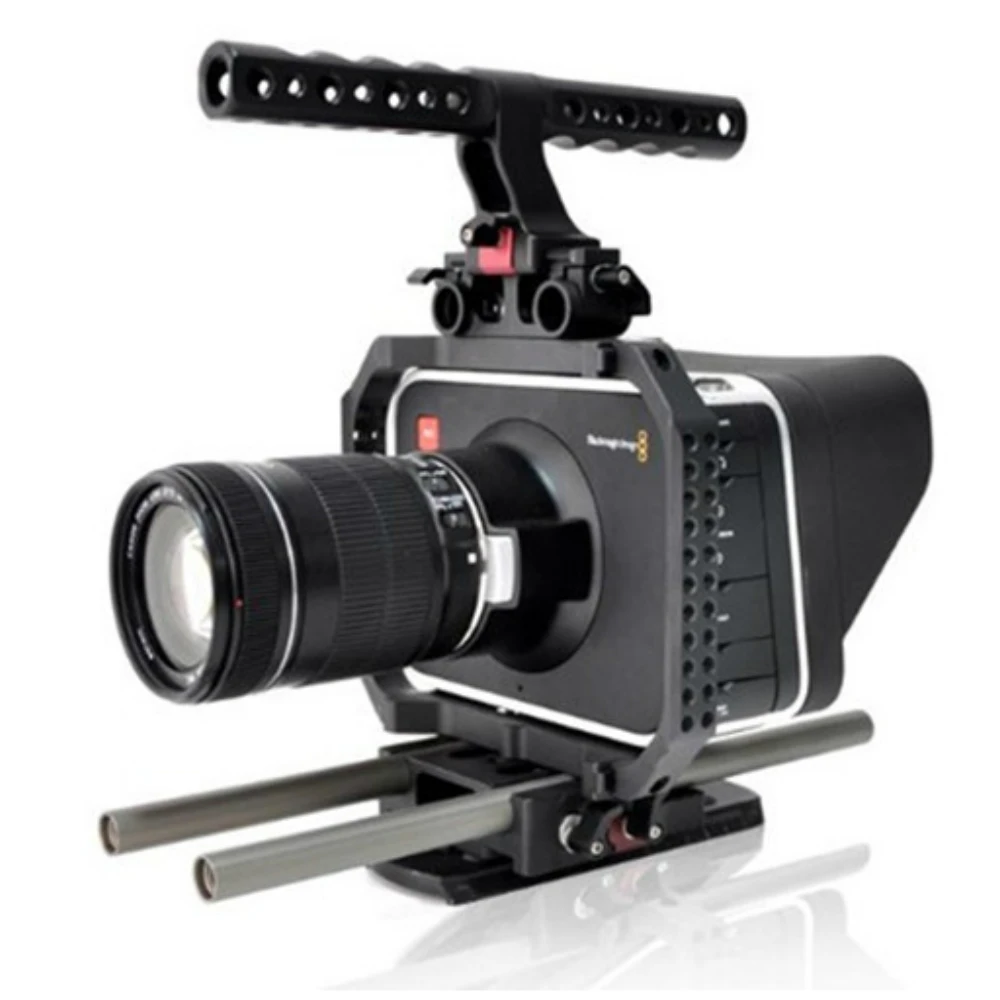 Новая установка для фотосъемки BMCC DSLR Базовая пластина + клетка верхняя ручка