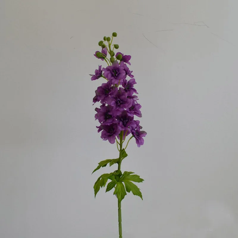 11 шт./лот шелк дельфиниума цветы гиацинт с листьями украшение из искусственных