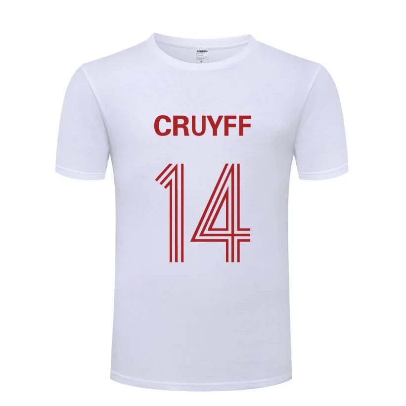 Мужская футболка с принтом JOHAN CRUYFF хлопковая коротким рукавом и круглым вырезом