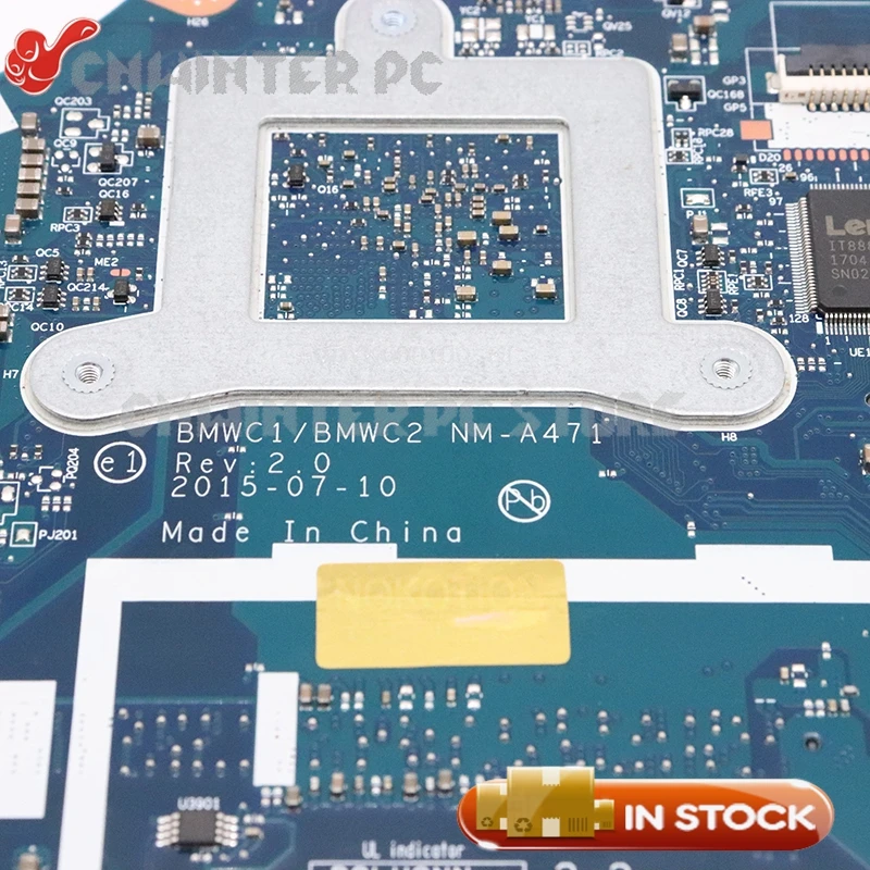 NOKOTION BMWC1/BMWC2 NM A471 материнская плата для LENOVO 300 15IBR ноутбука с N3700 CPU 920M 1GB|Материнские