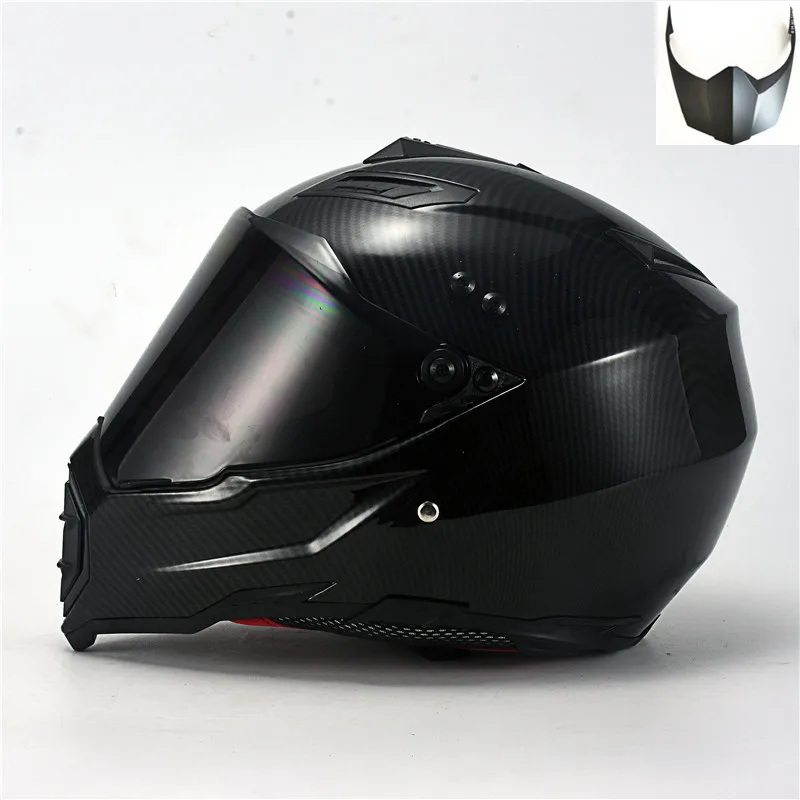 ABS material-gloss Черный глянец, шлем для мотогонок, велосипедный шлем, ATV, грязный велосипед, для спуска, MTB, DH, кросс, шлем, capacetes, s, m, l, xl, XXL - Цвет: ABS material-gloss