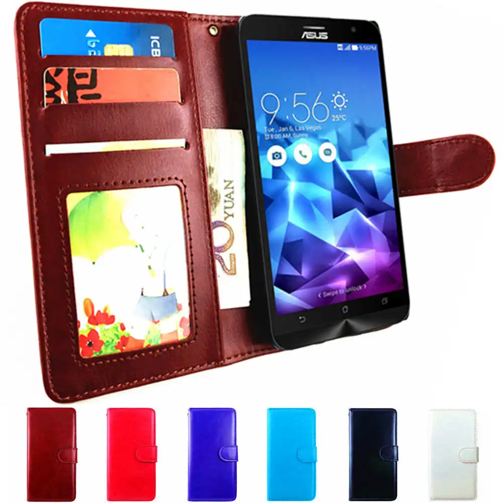 Чехол для Asus ZenFone 2 ZE551ML кожаный флип чехол ASUS Zenfone Deluxe ZE550ML Z00AD бумажник из кожи