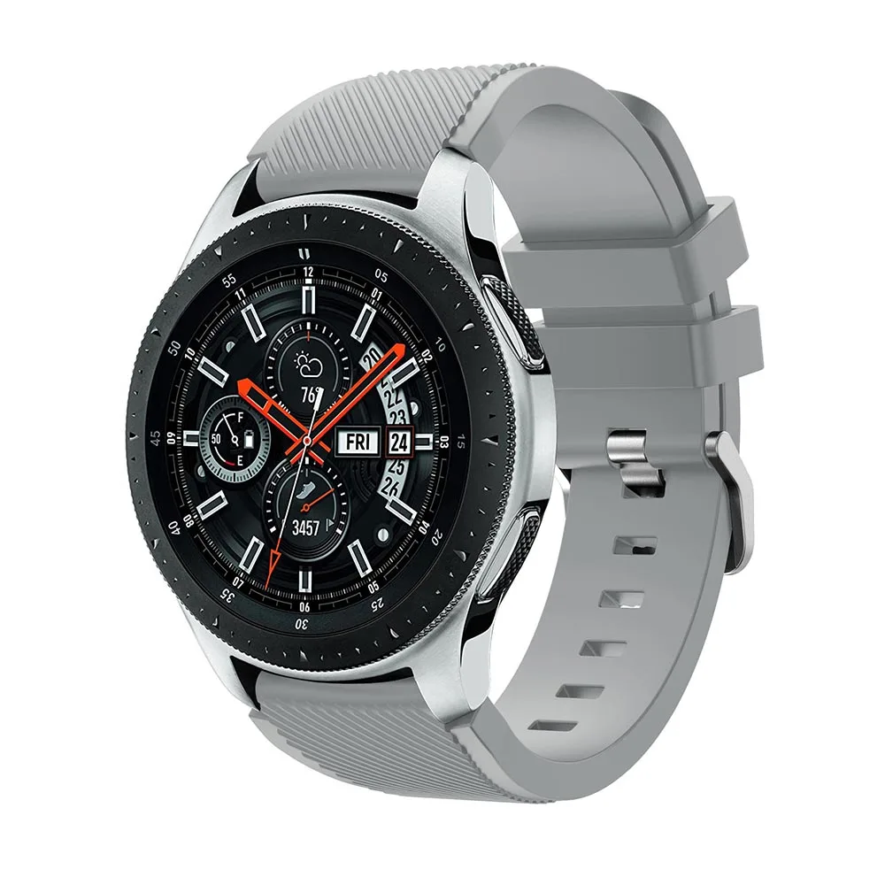 Galaxy 46 мм ремешок для часов Samsung Gear S3 Classic/Frontier силиконовый спортивный браслет Huami